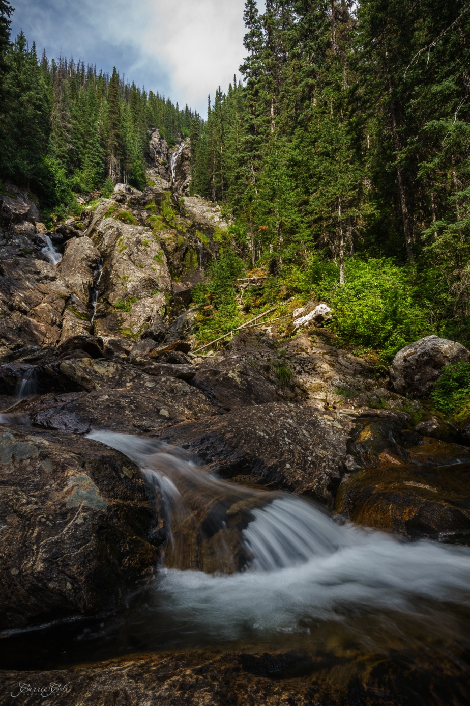 Hike to Silvertip Falls in Wells Gray Provincial Park
